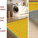 Funky Multi Hued Patterned Statement(Yellow)