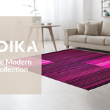 Ultra Soft Area Rug, Non Slip, Stain Resistant, Washable Area Rugs for Living Room, Bedroom, Stylish Geometric Animal Print(Pink)