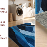 Elegant Cream and Blue Peak(Blue)