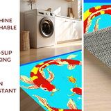 Bright Cartoon Oceanic Scene(Blue)