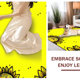 Charming Yellow Sun Motif(Yellow)