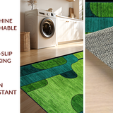 Artistic Textured Layered Composition(Green)