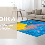 Chic Color Blocked Composition(Blue)