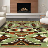 Sophisticated Tribal Ogee Composition(Green)