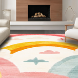 Joyful Multi Hued Geometric Theme(Pink)