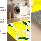 Ultra Soft Area Rug, Non Slip, Stain Resistant, Washable Area Rugs for Living Room, Bedroom, Playful Yellow Sunshine Design(Yellow)