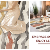 Colorful Whimsical Chindi Texture(Gray)