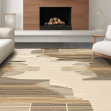 Ultra Soft Area Rug, Non Slip, Stain Resistant, Washable Area Rugs for Living Room, Bedroom, Bold Graphic Animal Artistry(Beige)