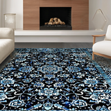 Cozy Dark Floral Trellis Aesthetic(Black)
