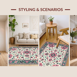 Artful Distressed Trellis Concept(White)