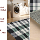 Elegant Grey Tones Grid Design(Black)