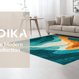 Lively Abstract Wave Composition(Blue)