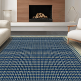 Contemporary Beige Ogee Composition(Blue)