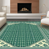 Elegant Geometric Green Tones(Green)