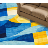 Lively Geometric Art Expression(Blue)