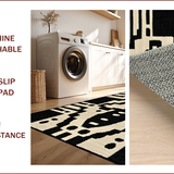 Contrasting Striped Okapi Motif(Beige)