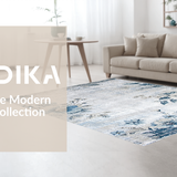 Cozy Weathered Floral Elegance(Blue)