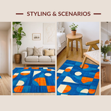 Chic Modern Tiled Styles(Blue)