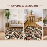 Maximalist Botanical Floral Elegance(Black)