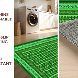 Traditional Plaid and Clover Fusion(Green)