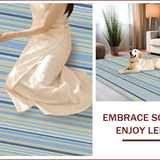 Ultra Soft Area Rug, Non Slip, Stain Resistant, Washable Area Rugs for Living Room, Bedroom, Ushak Pamukkale Traditional(Beige)