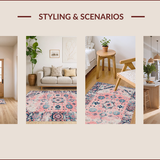 Tribal Floral Elegance in Pastels(Pink)