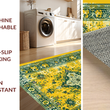 Charming Bright Patterned Ensemble(Yellow)