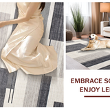 Luxurious Textured Geometric Statement(Gray)