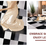 Chic Rustic Distressed Checkerboard(Black)