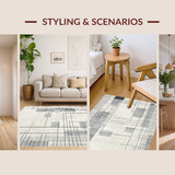 Artistic Linear Abstract Motif(Gray)