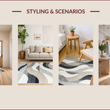Sophisticated Grey Geometric Motif(Gray)