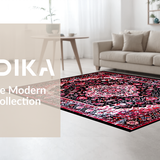 Contemporary Floral Lattice Aesthetic(Red)