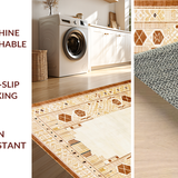Ultra Soft Area Rug, Non Slip, Stain Resistant, Washable Area Rugs for Living Room, Bedroom, Modern Earthy Animal Aesthetic(Beige)