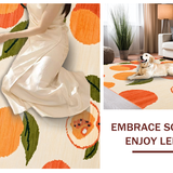 Vibrant Abstract Citrus Design Appeal(Beige)
