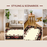 Gothic Inspired Floral Elegance(Beige)