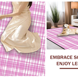 Pastel Houndstooth Chic Aesthetic(Pink)