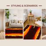 Bold Modern Lava Swirl Effect(Red)