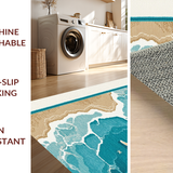 Delicate Shells and Starfish Arrangement(Blue)