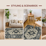 Sophisticated Faded Medallion Style(Gray)