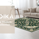 Contemporary Distressed Geometric Look(Green)