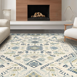 Artistic Cream Geometric Motif(Beige)