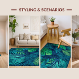 Chic Tropical Linear Elements(Blue)