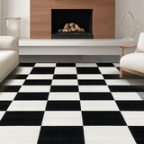 Elegant Textured Lattice Arrangement(Black)