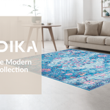 Lively Retro Botanical Composition(Blue)