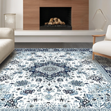 Chic Transitional Symmetrical Design(Blue)