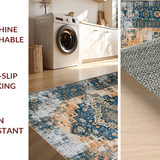 Chic Earthy Geometric Arrangement(Blue)