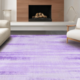 Ultra Soft Area Rug, Non Slip, Stain Resistant, Washable Area Rugs for Living Room, Bedroom, Artistic Fluid Ombre Effect(Purple)