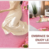 Ultra Soft Area Rug, Non Slip, Stain Resistant, Washable Area Rugs for Living Room, Bedroom, coquette floral aesthetic(Pink)
