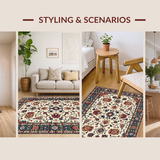 Retro Faded Floral Aesthetic(Beige)