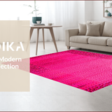 Ultra Soft Area Rug, Non Slip, Stain Resistant, Washable Area Rugs for Living Room, Bedroom, Chic Soft Animal Print Aesthetic(Pink)